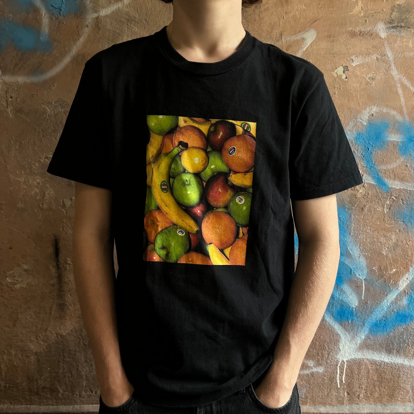 T-shirt Supreme Noir Fruits - M