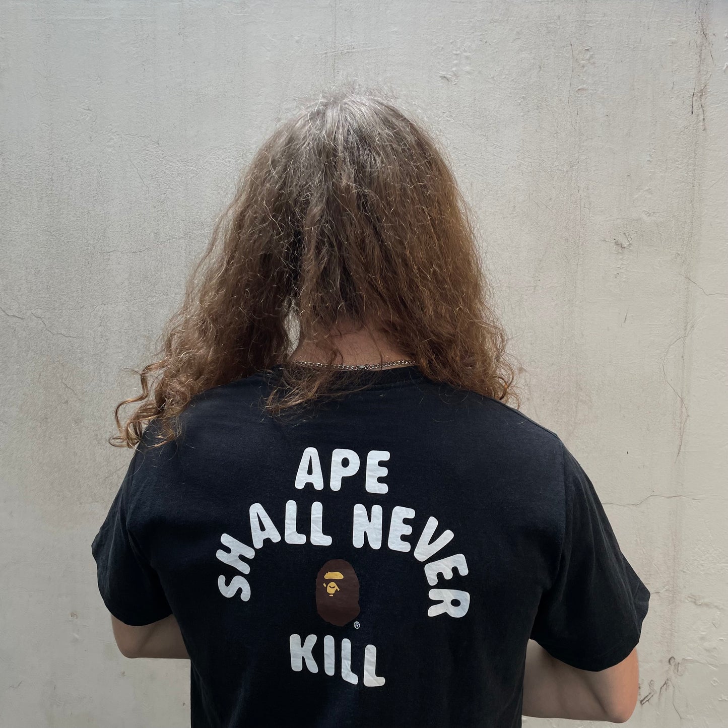 T-shirt noir Ape Shall Never Kill - M