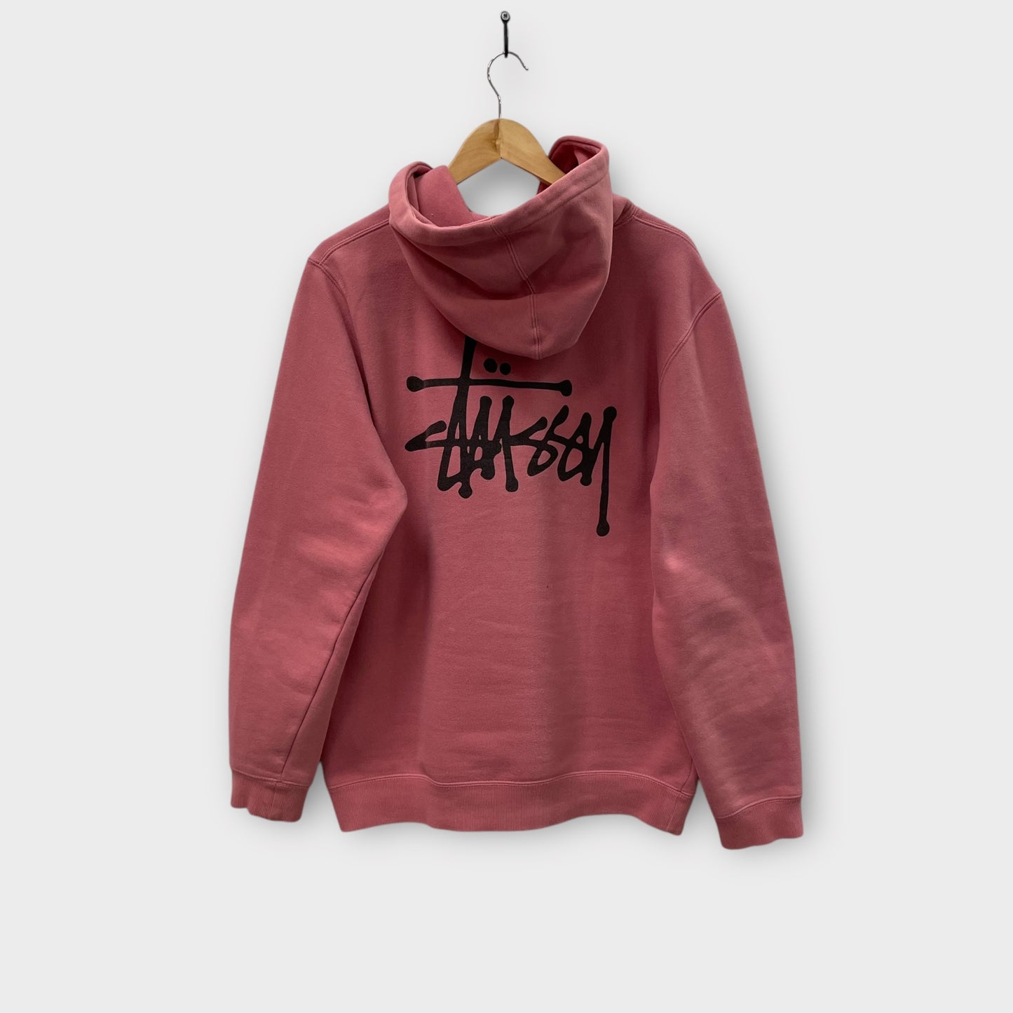 Hoodie Stussy rose classic logo - L