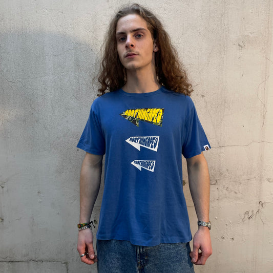 T-shirt Bape Abathingape Bleu - M