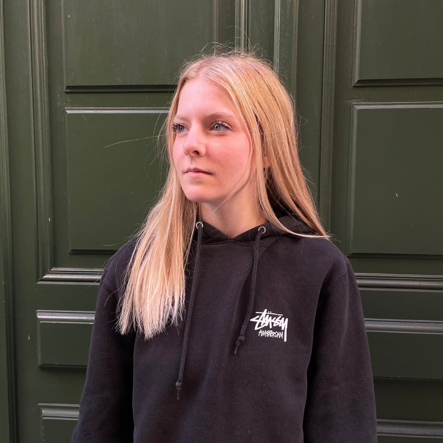 Hoodie Stussy Amsterdam noir - M