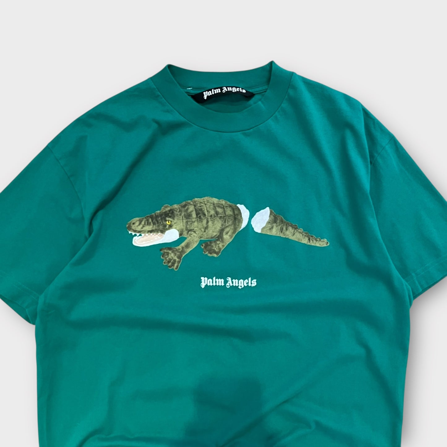T-shirt Palm Angels Croco Vert - L