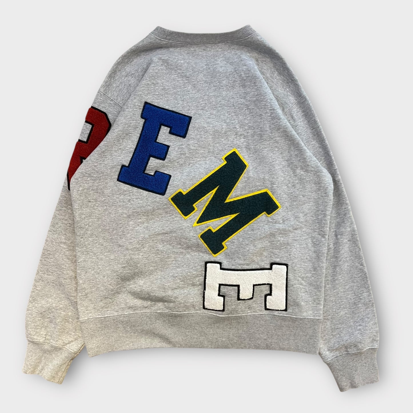 Sweat Supreme Big Arc Logo Gris - L