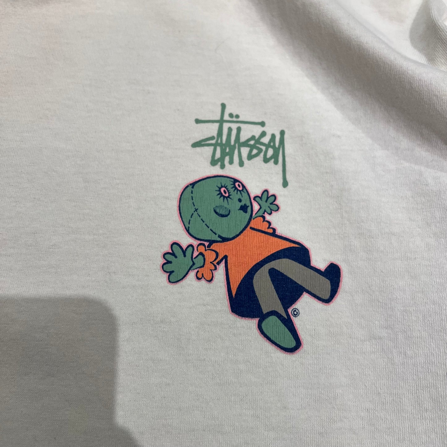 T-Shirt Stussy Blanc "Doll" Blanc - L