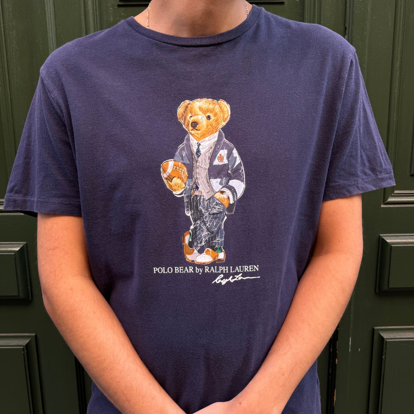T-shirt Ralph Lauren bear navy - L
