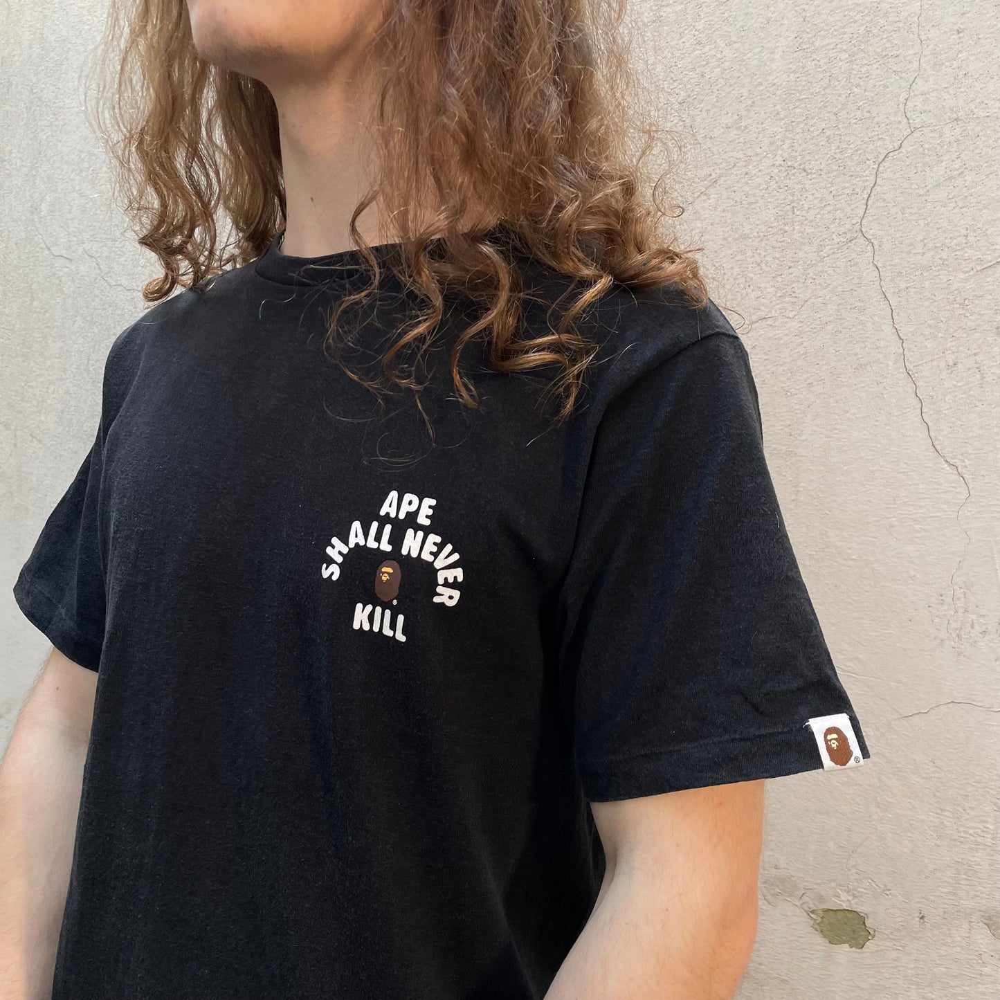 T-shirt noir Ape Shall Never Kill - M
