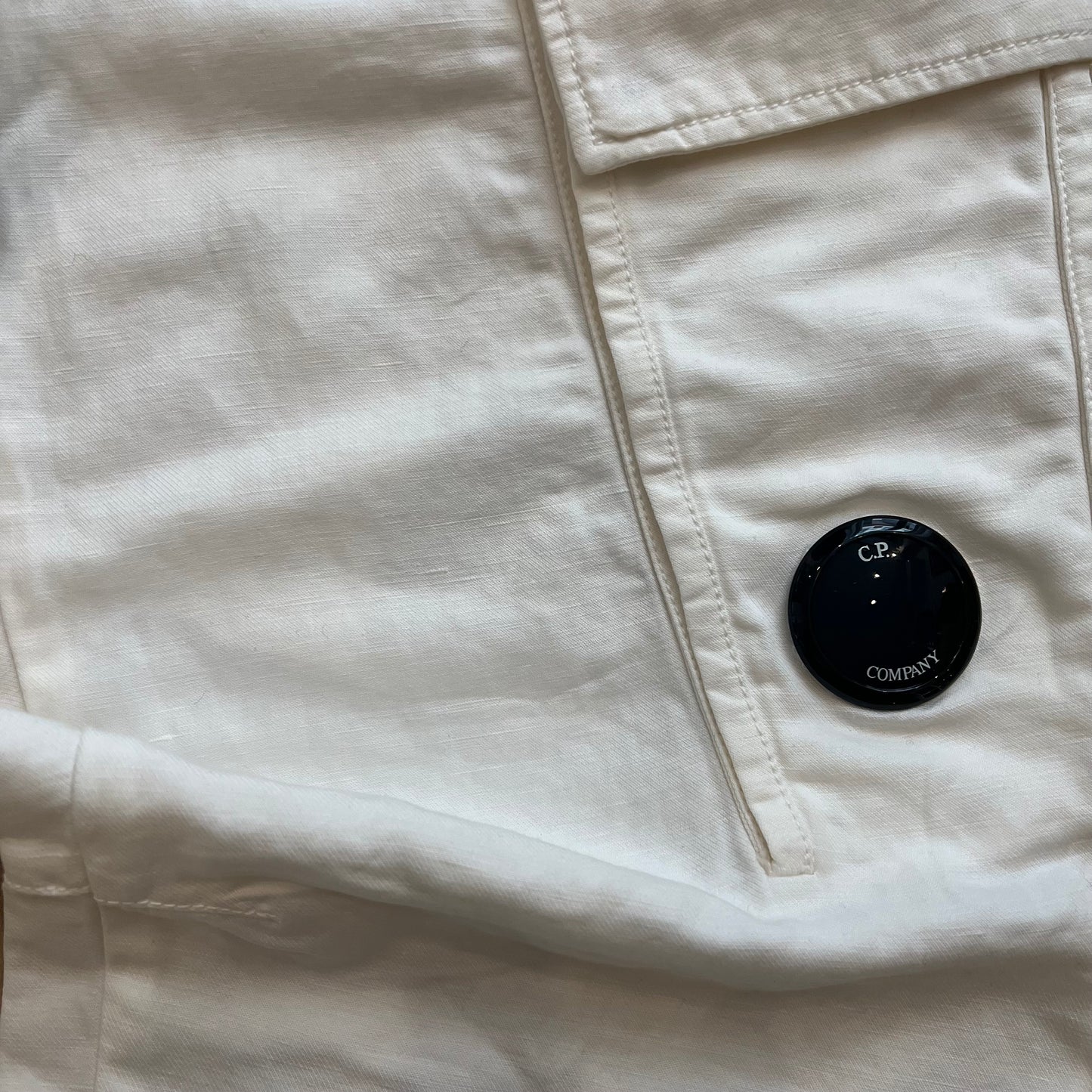 Pantalon En Lin CP Company Blanc (neuf) - FR44