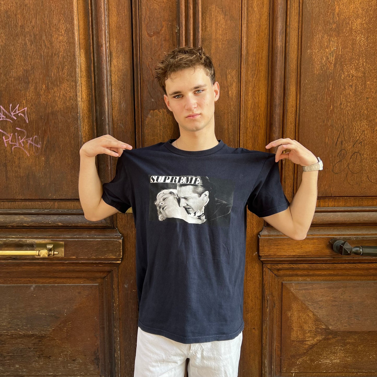 T-shirt Supreme Bela Lugosi Marine noir - M