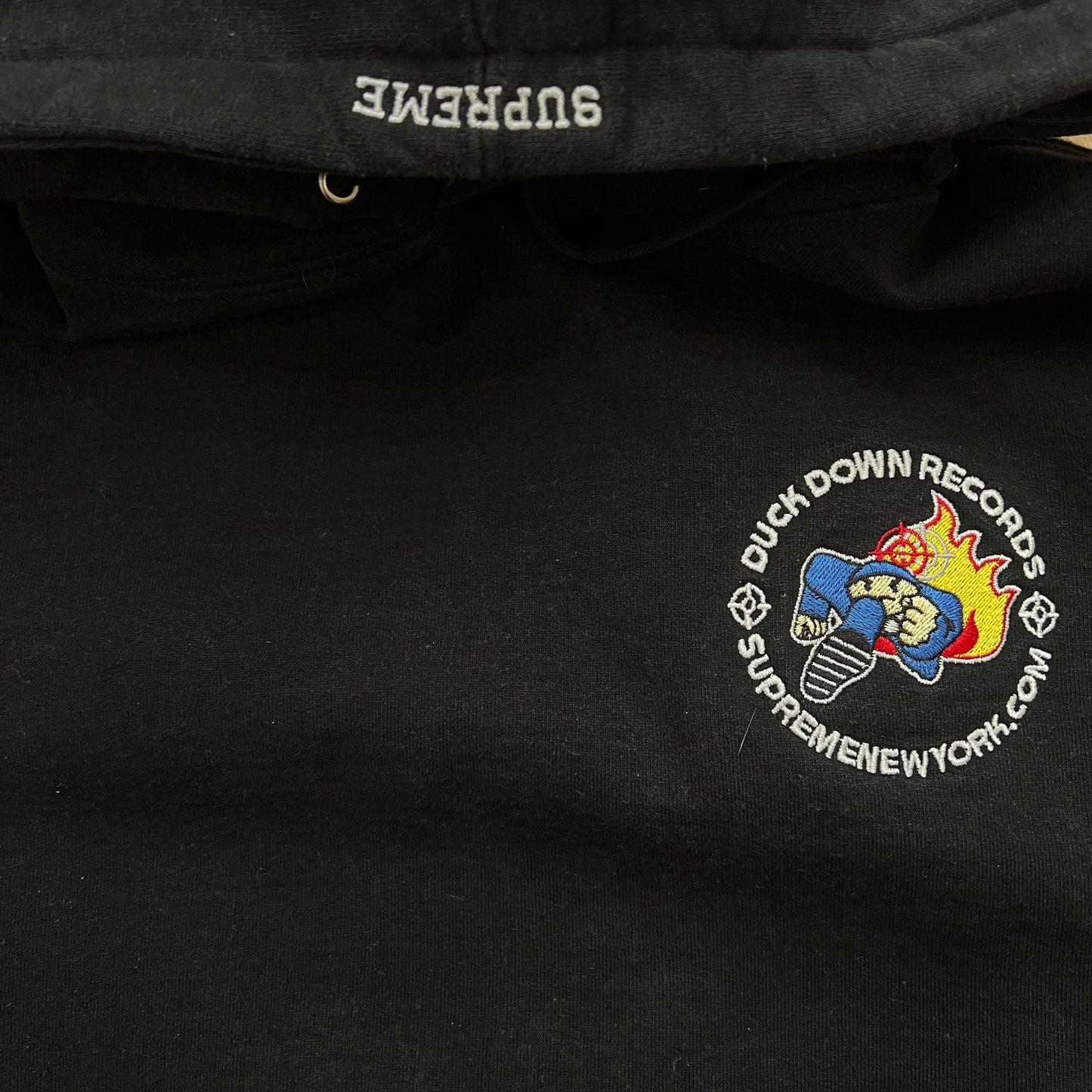 Hoodie Supreme X Duck Down Records Noir - M
