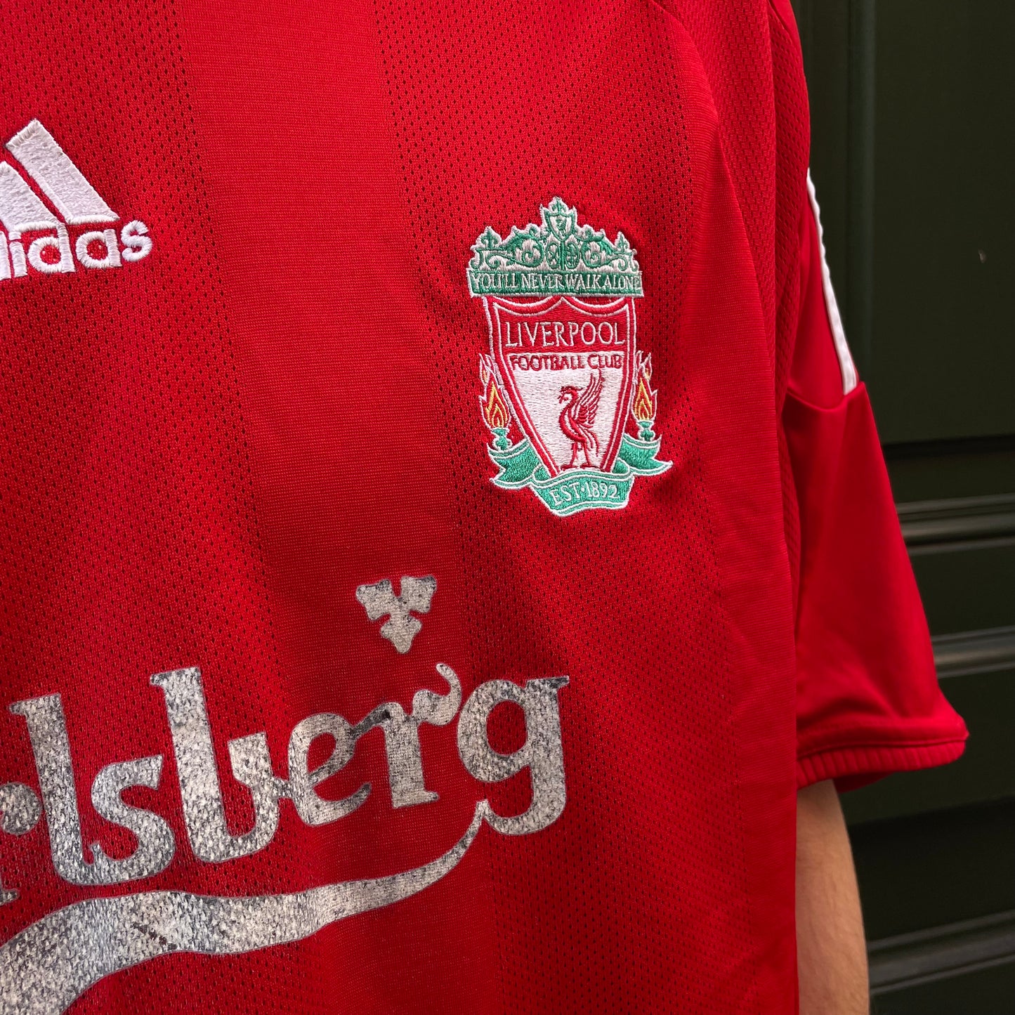 Maillot Adidas x Liverpool 2008 - 2010 rouge - XL
