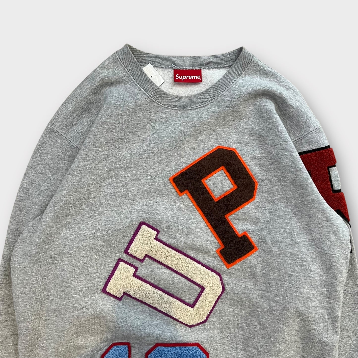 Sweat Supreme Big Arc Logo Gris - L