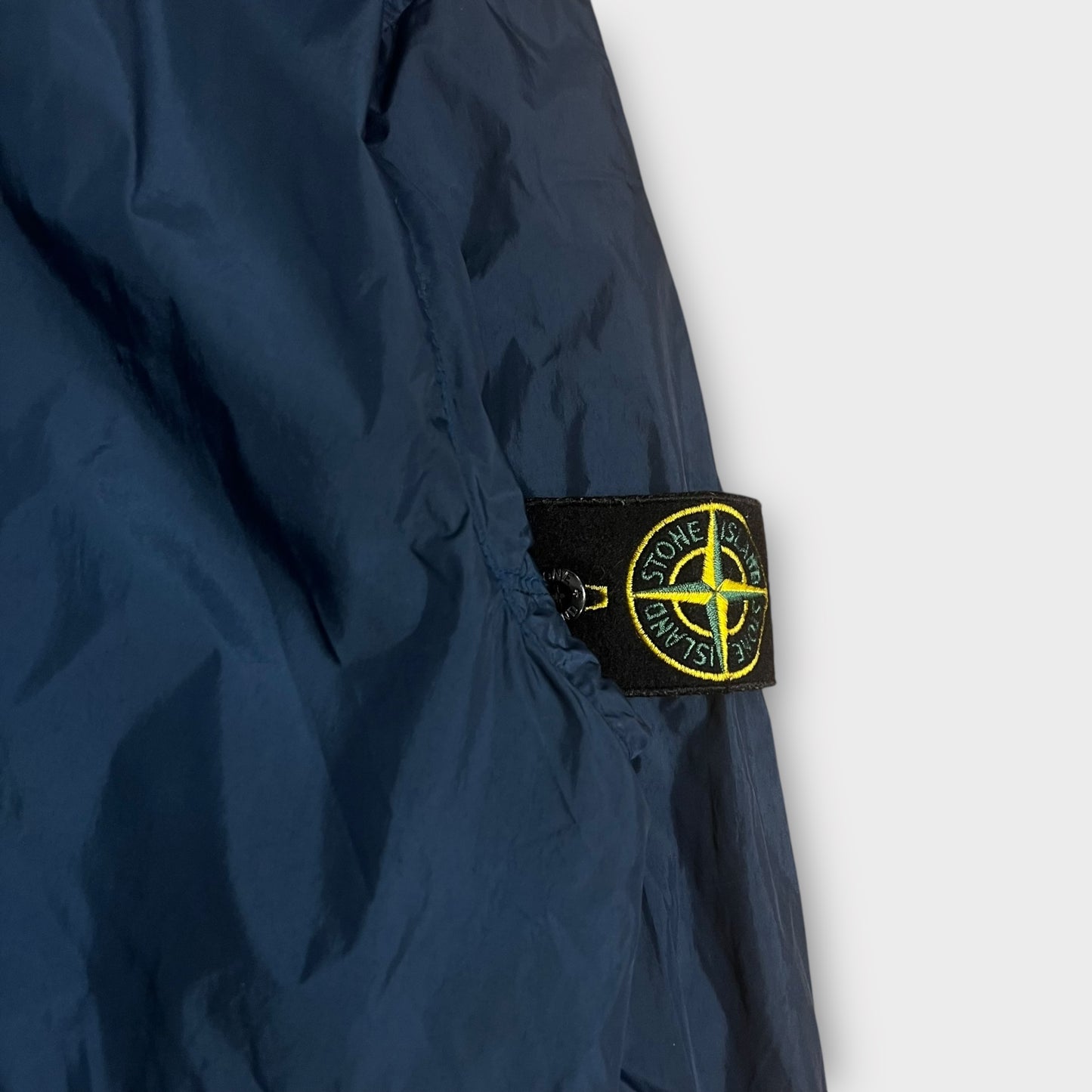 Veste Stone Island Crinkle Bleu - L