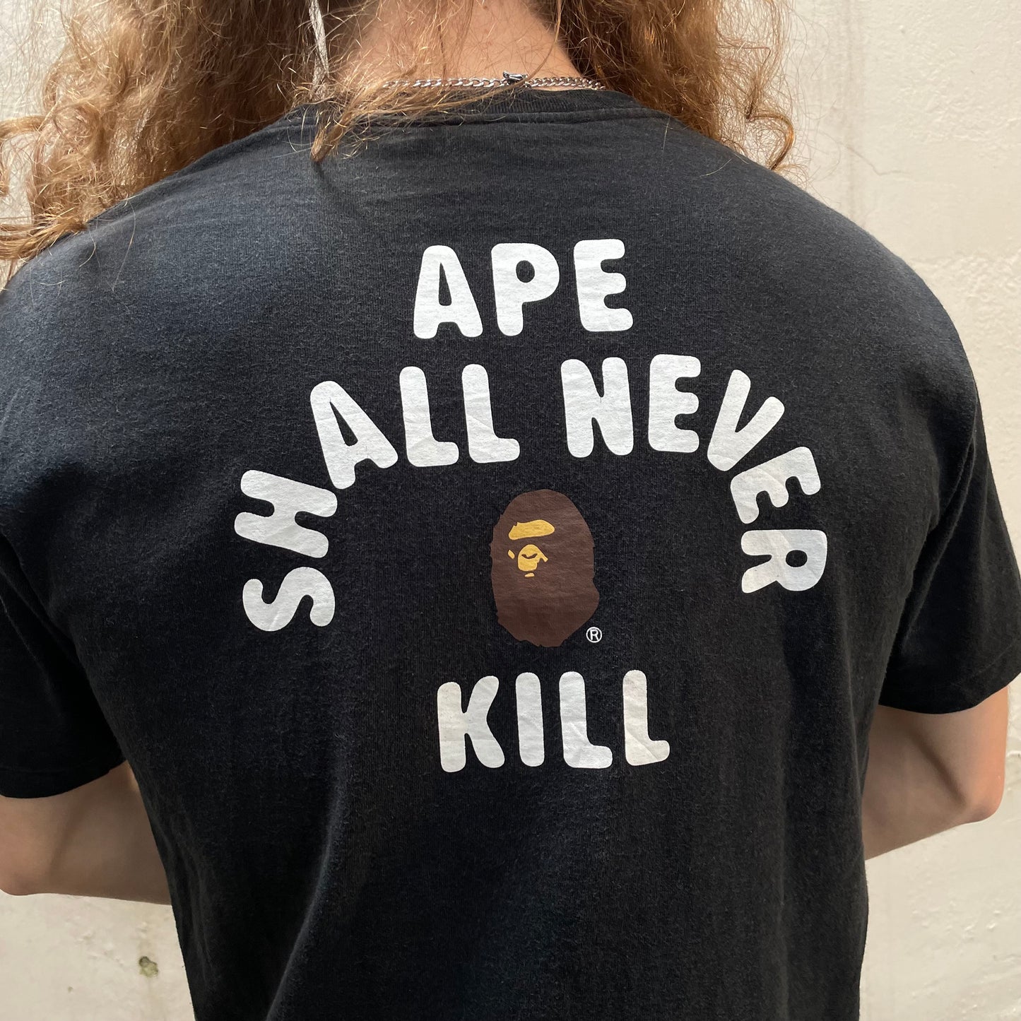 T-shirt noir Ape Shall Never Kill - M