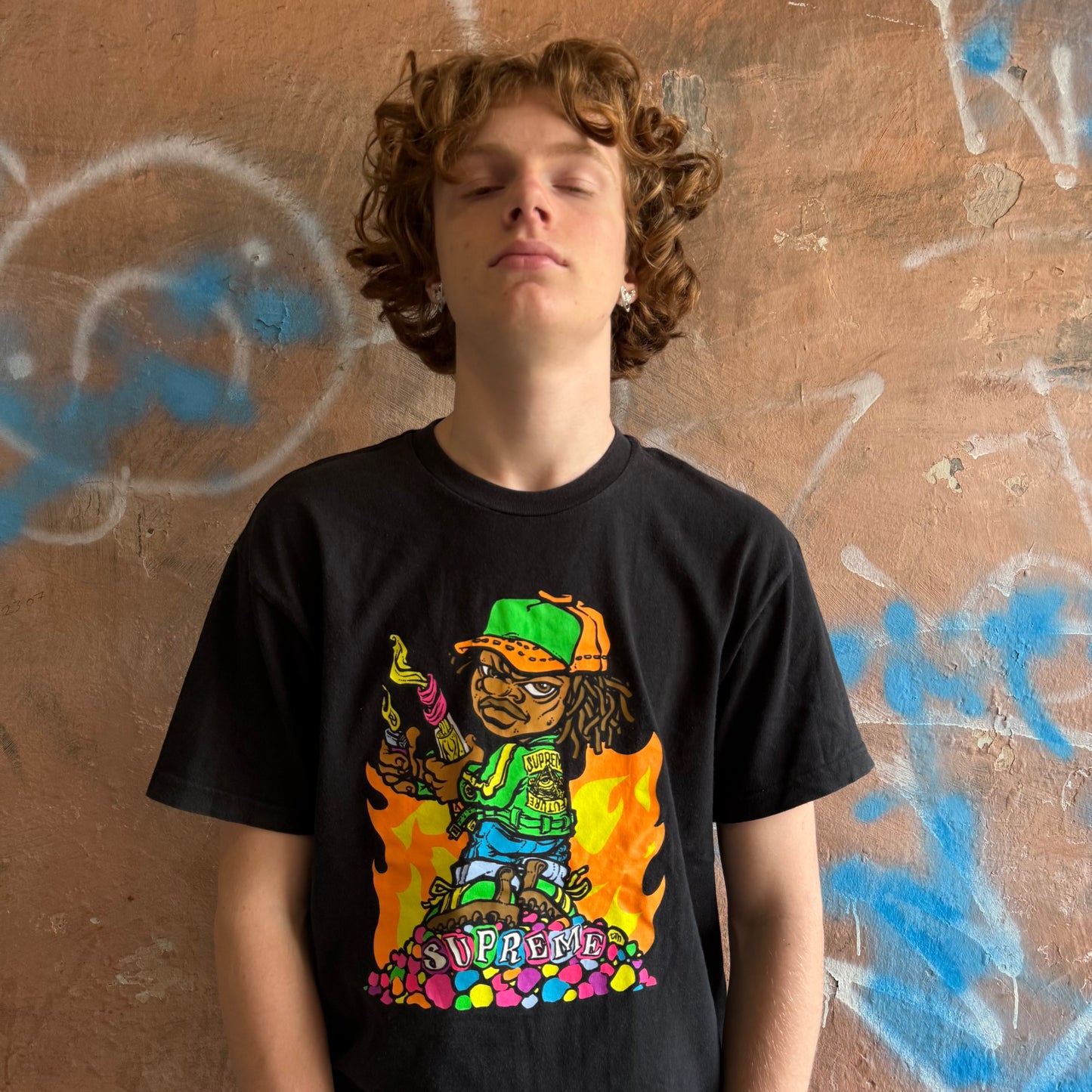 T-shirt Supreme Molotov noir - M