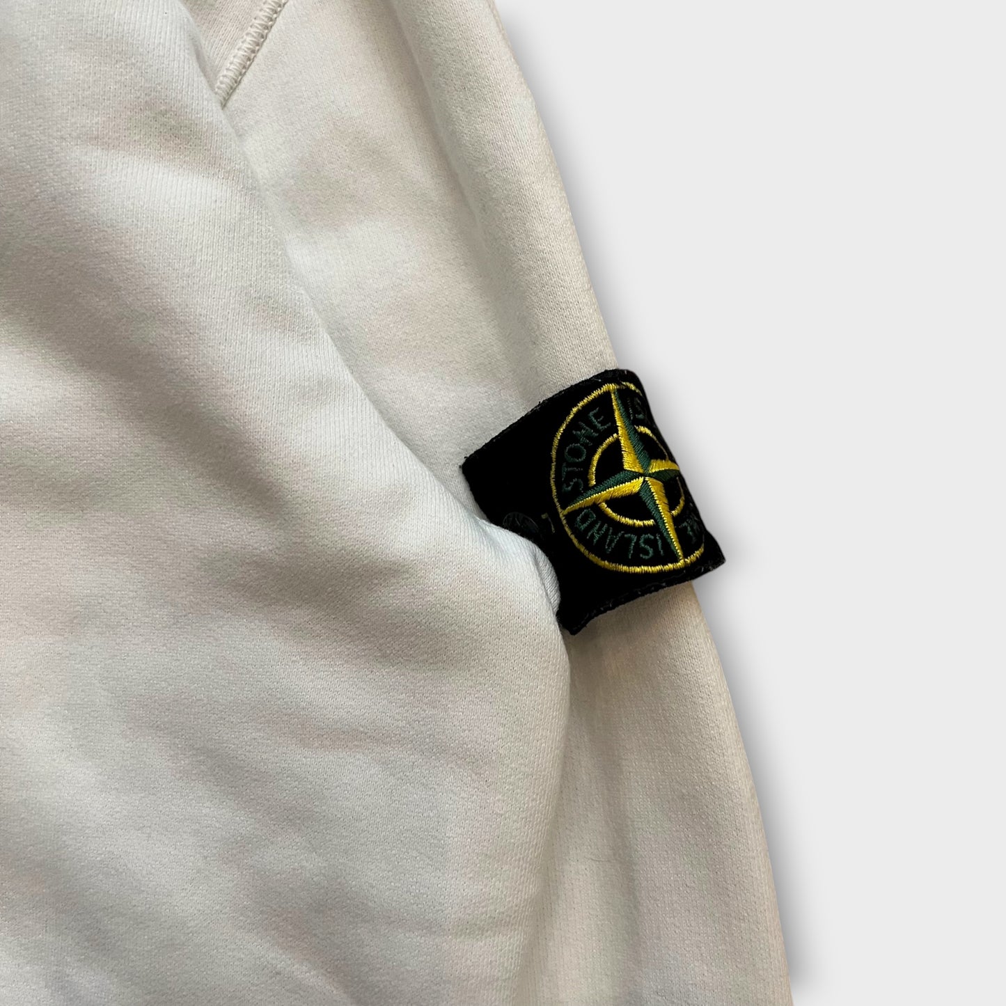 Sweat Stone Island Blanc - M