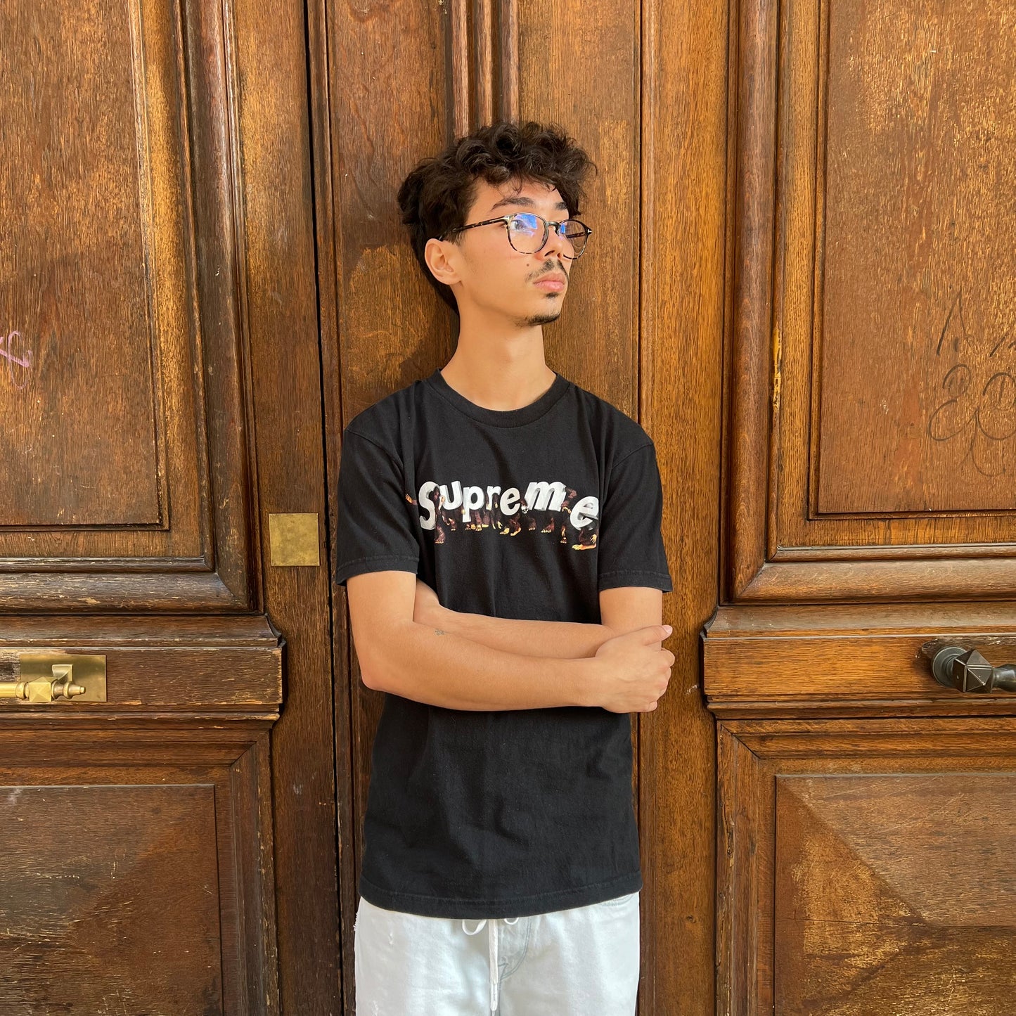 T-shirt Supreme Apes Noir - S