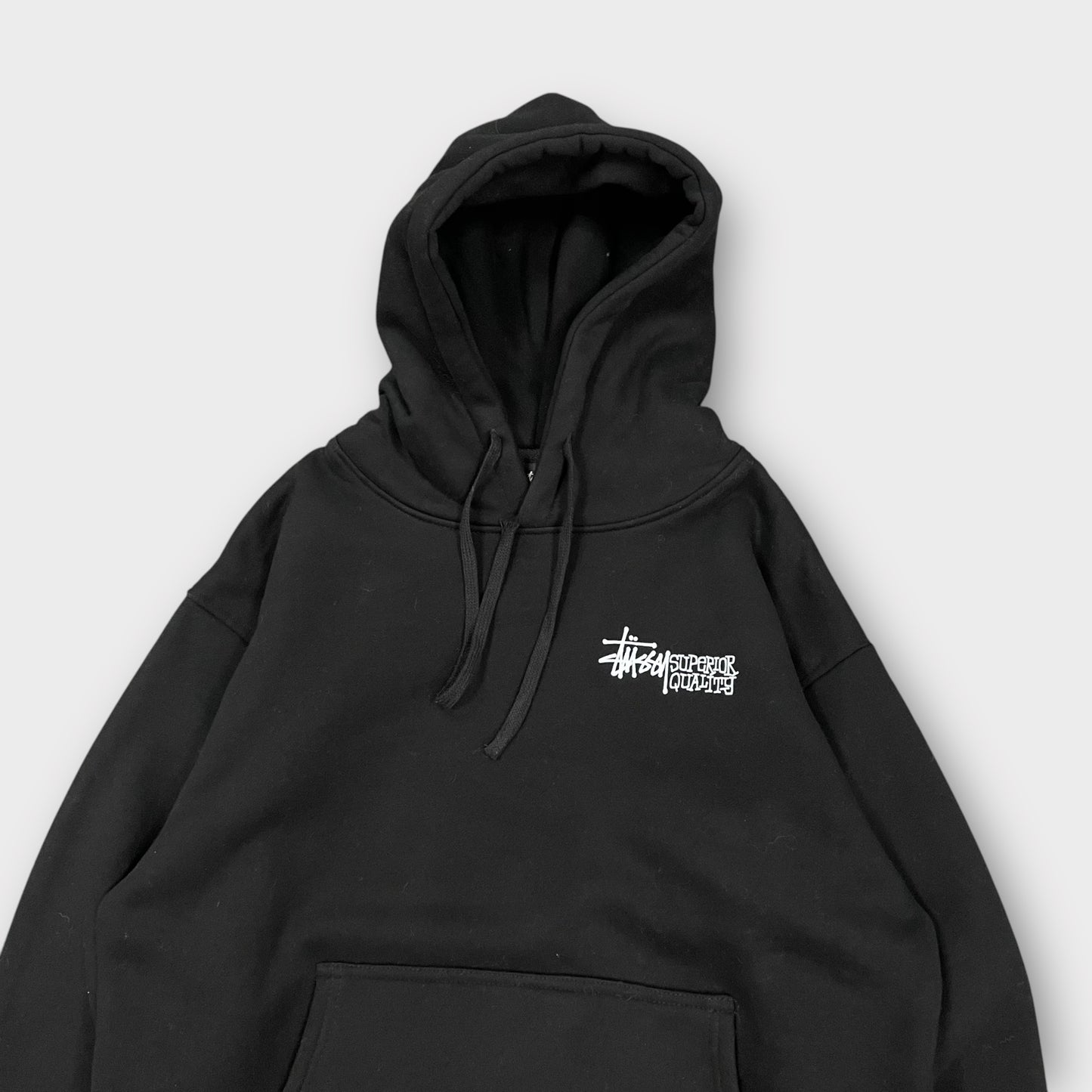 Hoodie Stussy noir Superior Quality - L