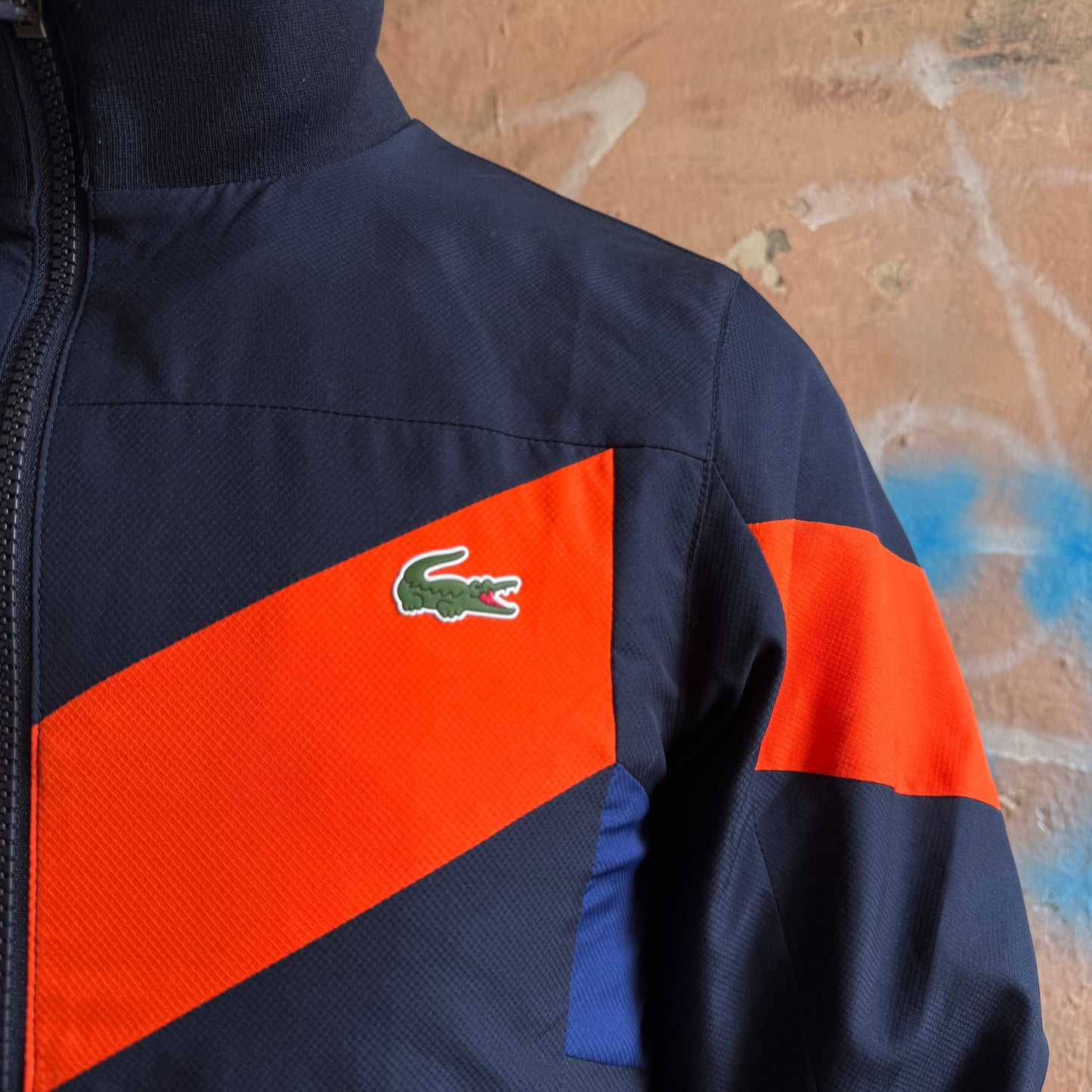 Veste Lacoste Sport bleu / orange - XS