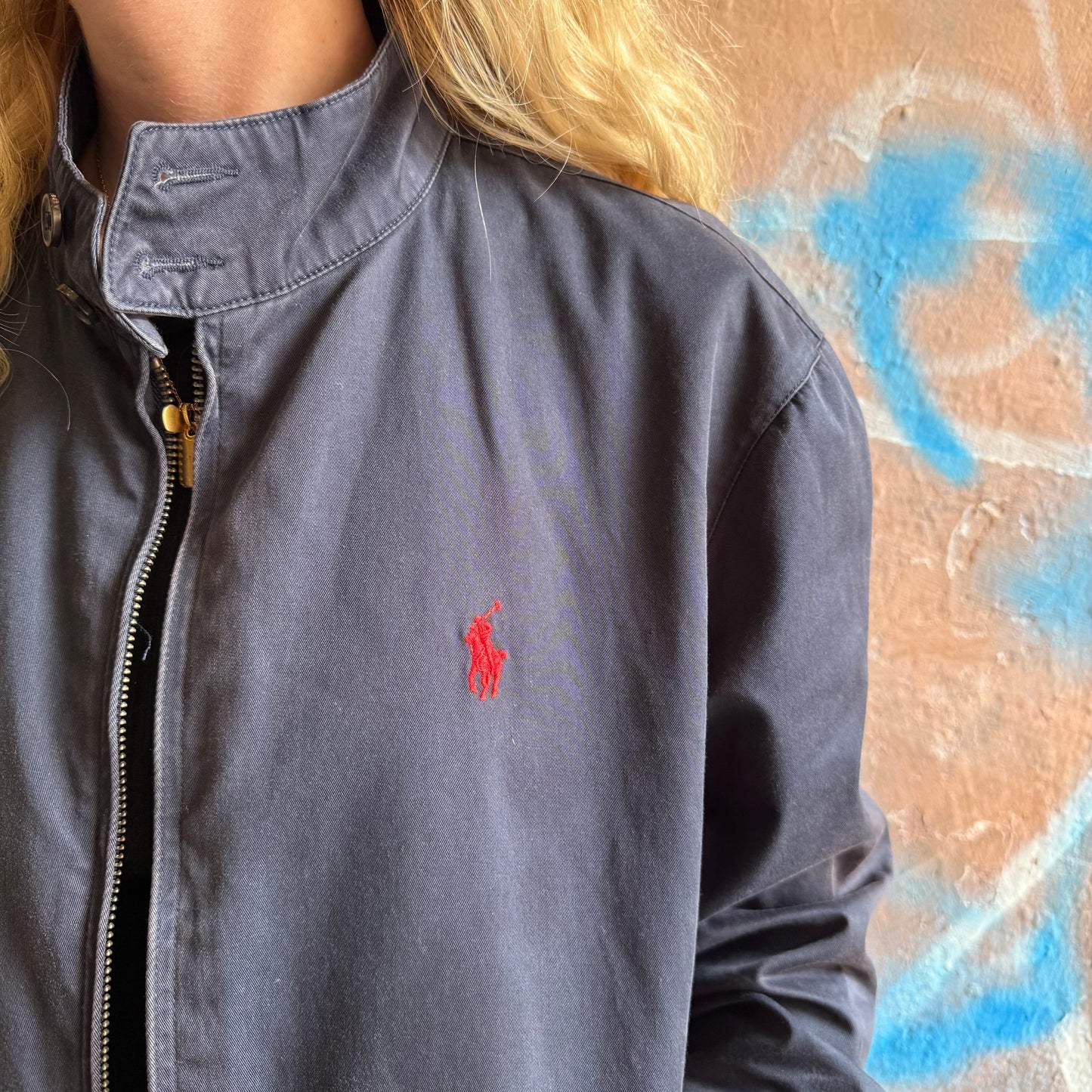 Veste Harrington Ralph Luaren navy - XS