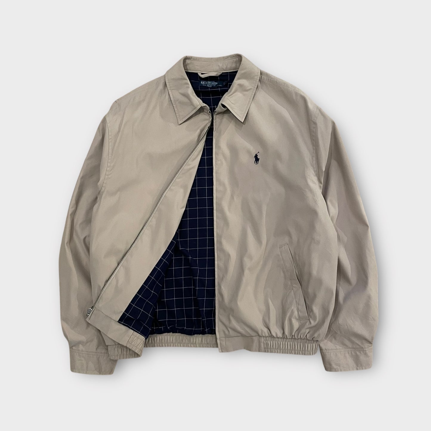 Veste Harrington Ralph Lauren beige (mini accro dans le dos) - L
