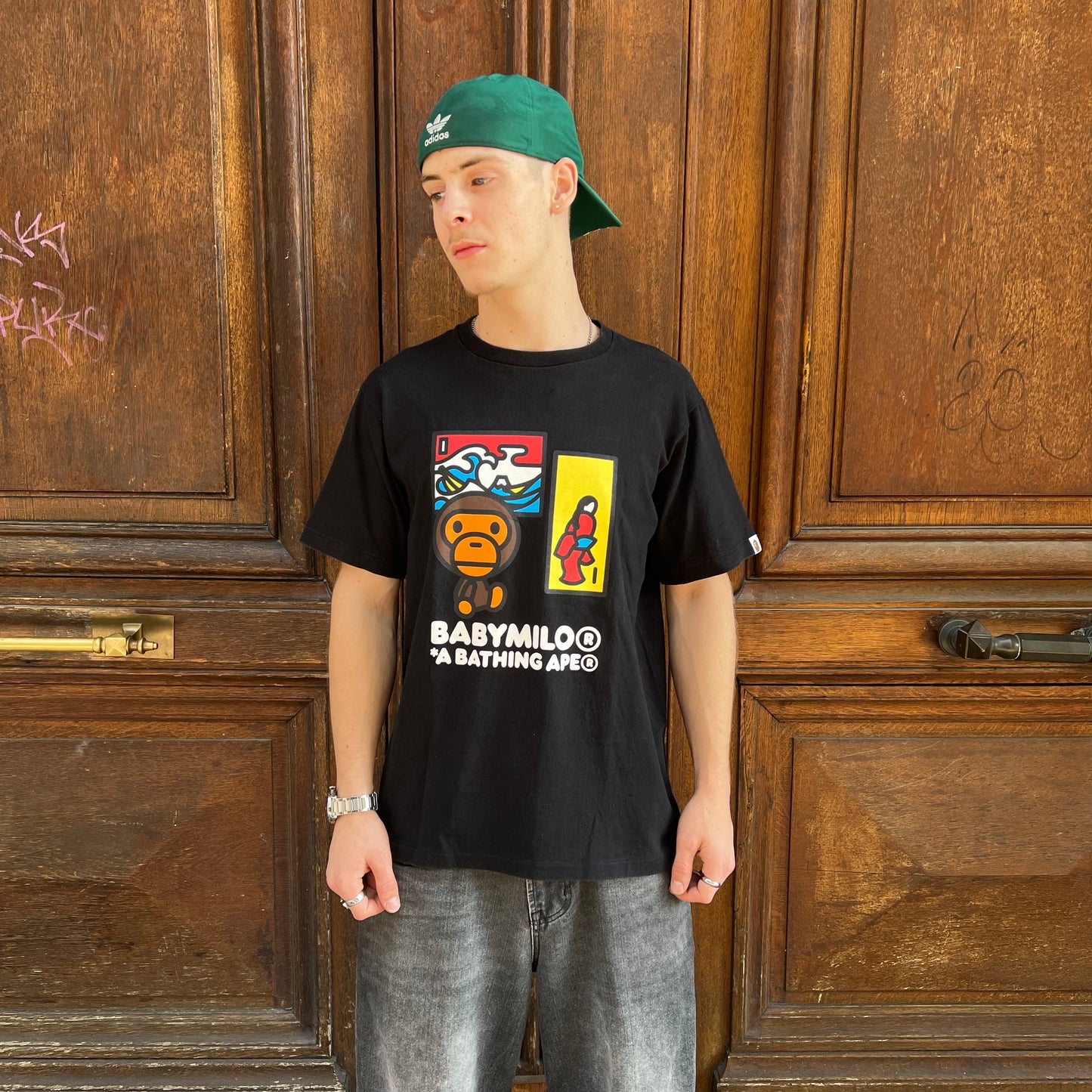 T-shirt Baby milo noir - L