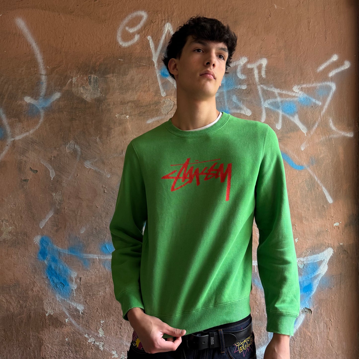 sweat stussy Vert - M