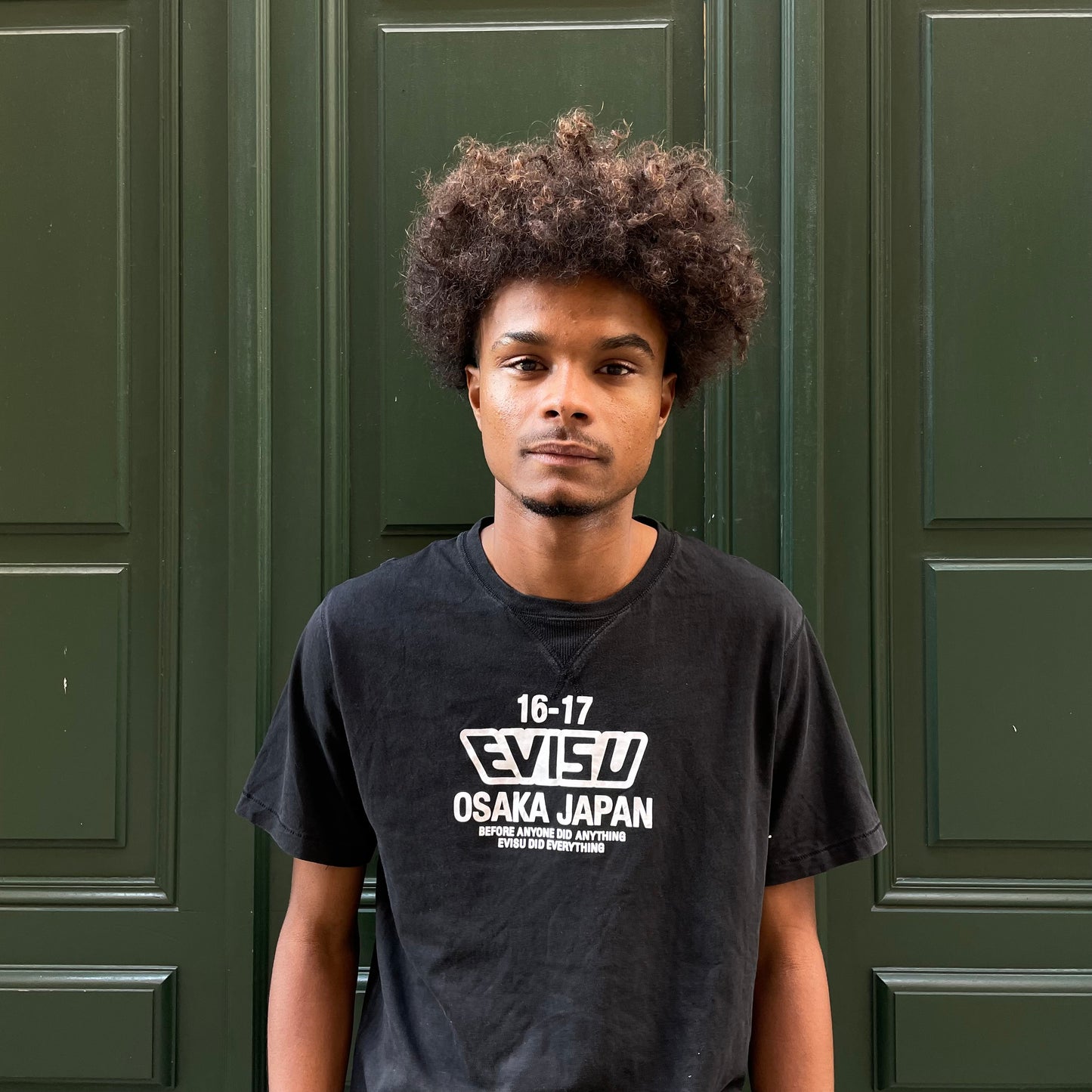 T-shirt noir Evisu Osaka Japan - XXL