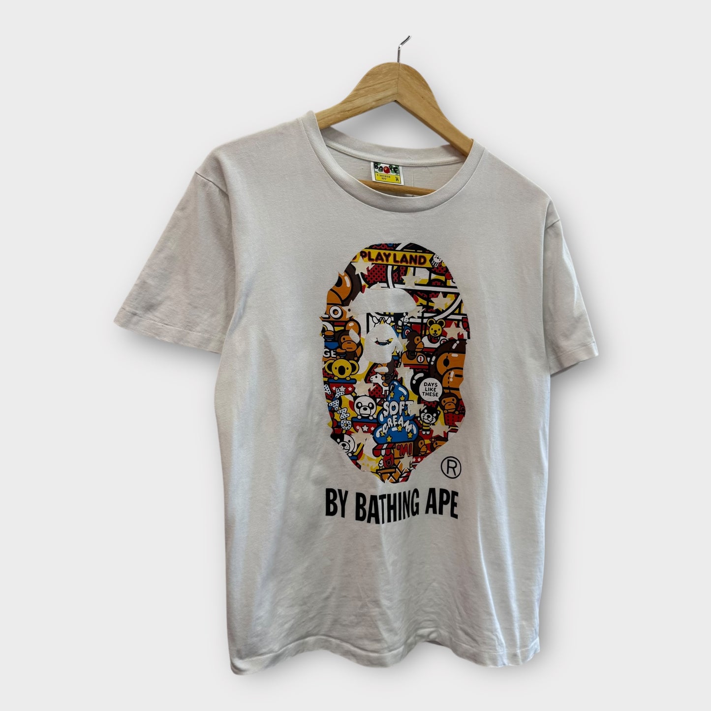 T-shirt Bape blanc - M