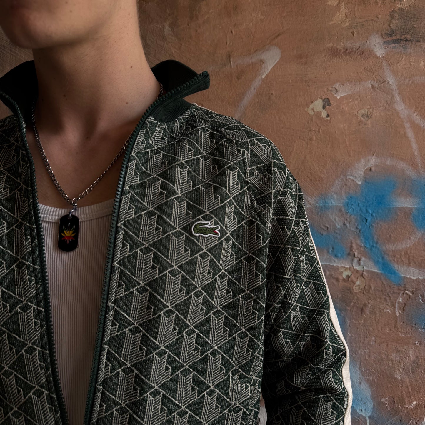 Veste Lacoste vert - XS