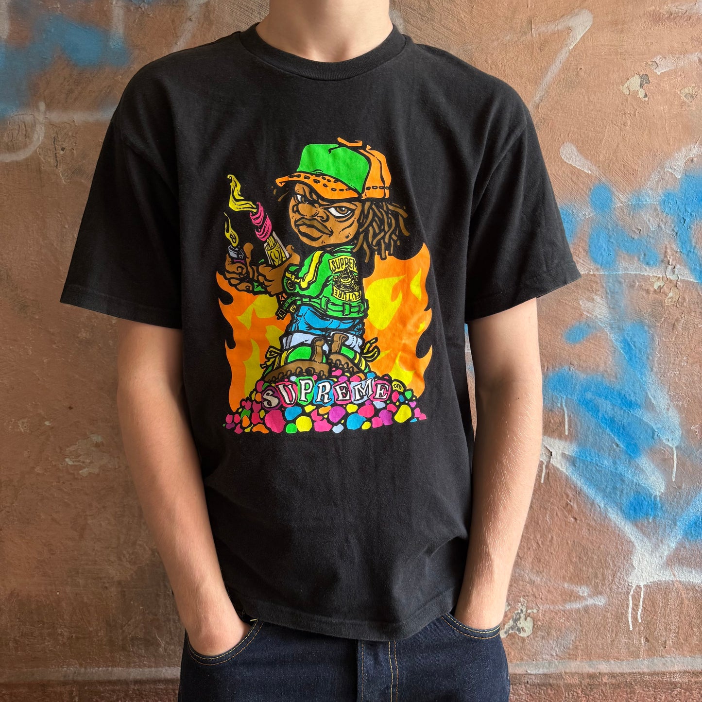 T-shirt Supreme Molotov noir - M