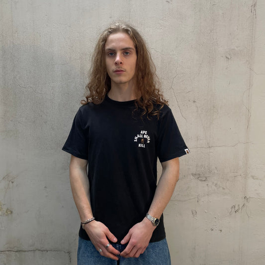 T-shirt noir Ape Shall Never Kill - M