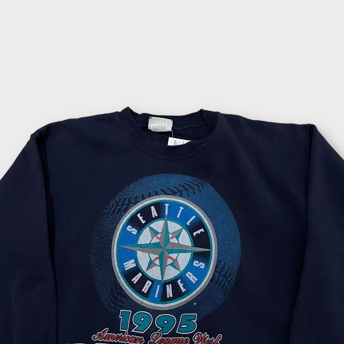 Rare sweat Lee vintage Seattle Mariners de 1995 Made in USA - L