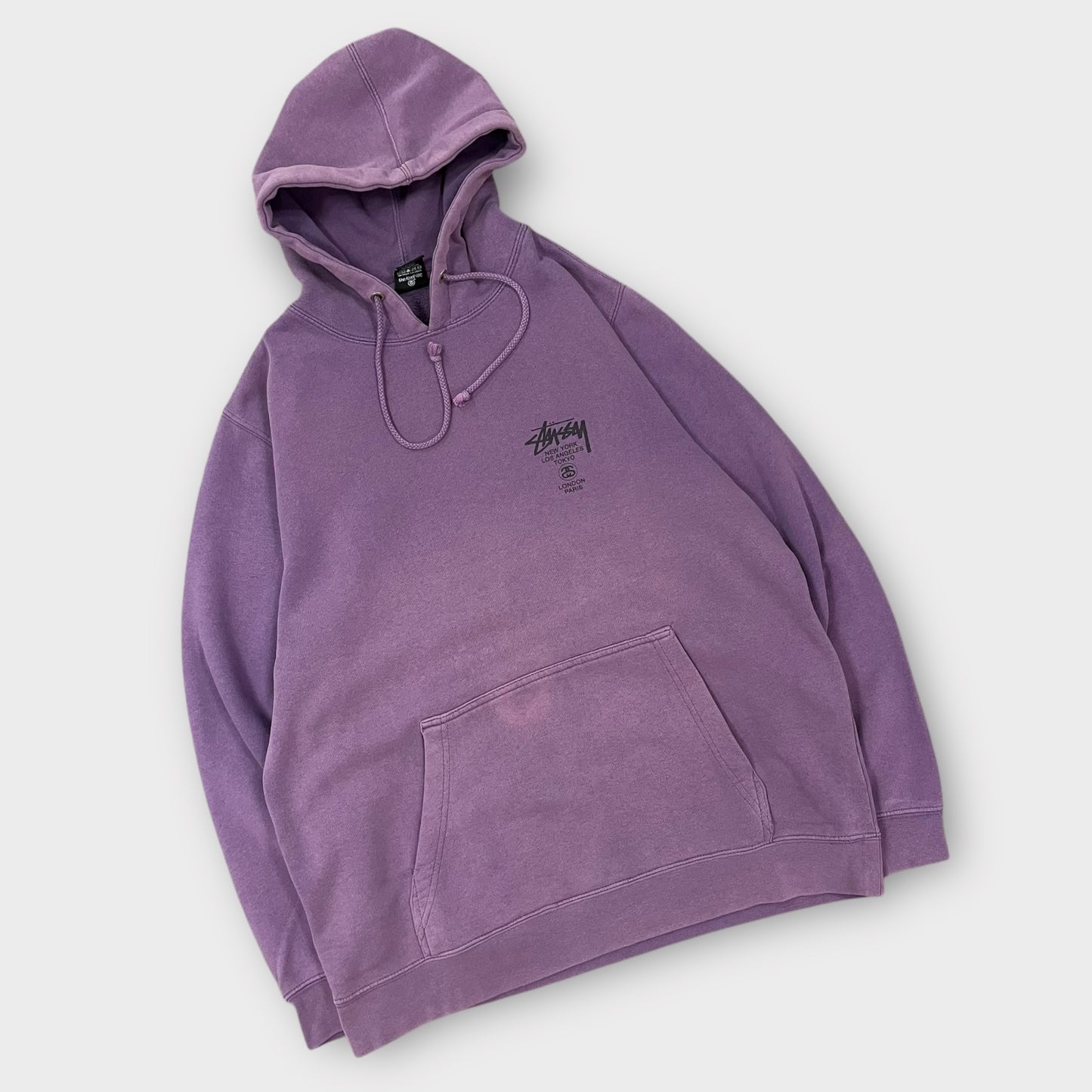 Hoodie Stussy Destination violet - L