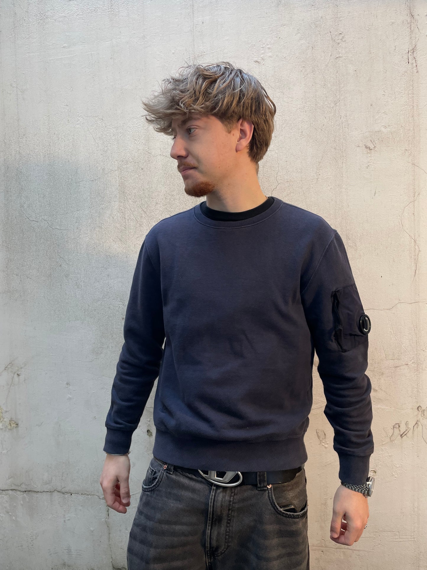 Sweat CP Company navy Japan Market - S