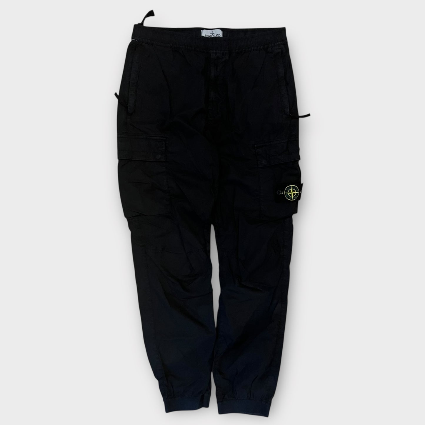 Pantalon Cargo Noir Stone Island (Valeur 385) -FR42