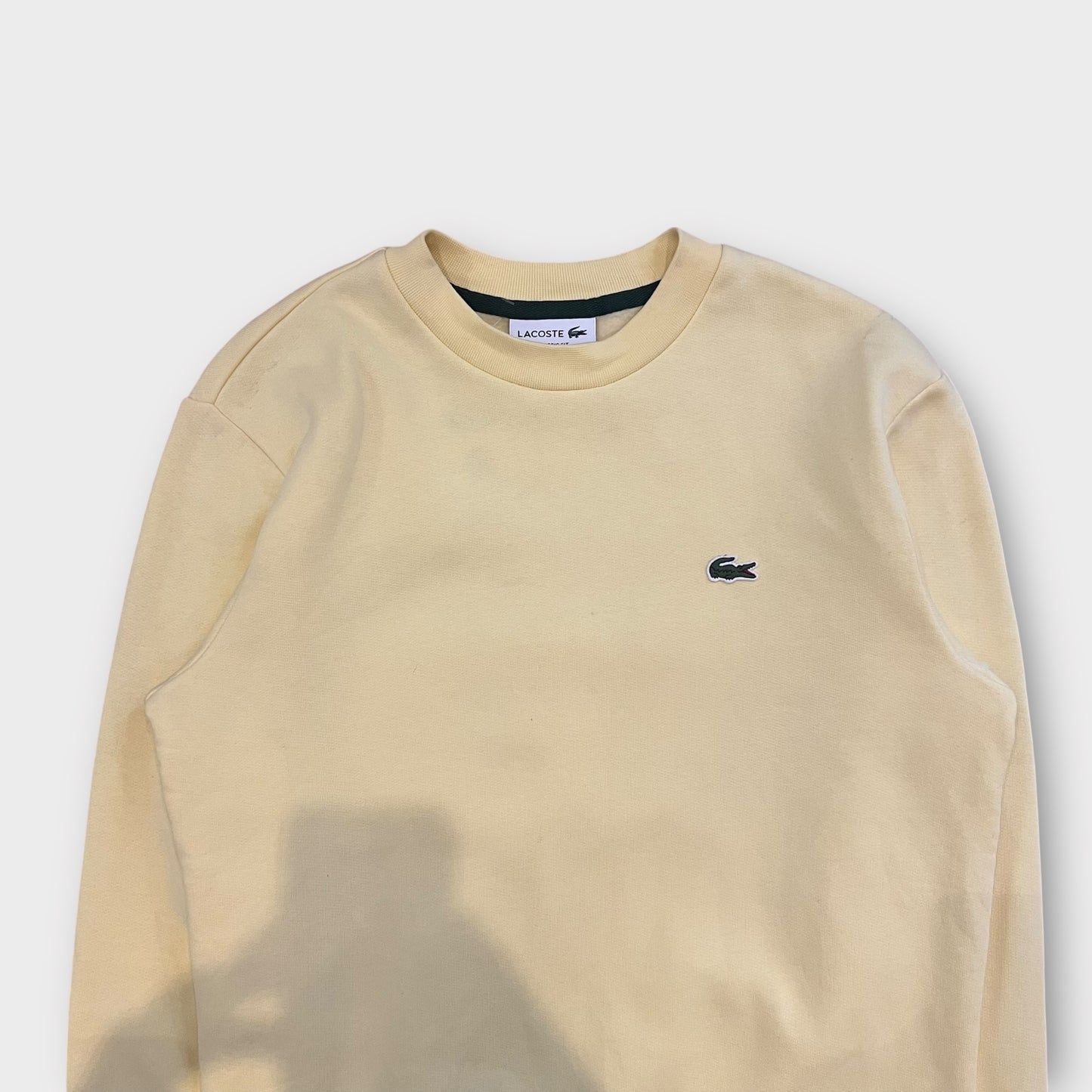 Sweat Lacoste Jaune - XS