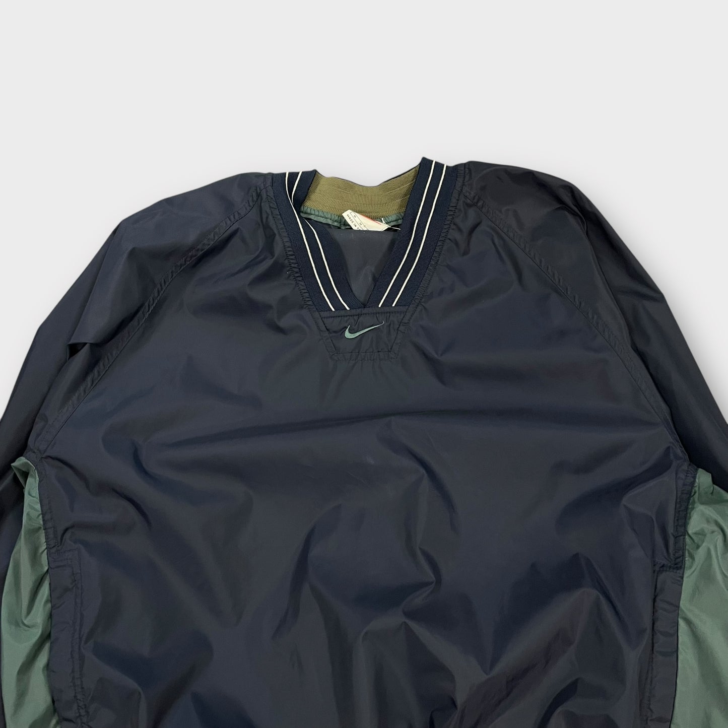 Haut Nike vintage bleu middle swoosh 90's - L