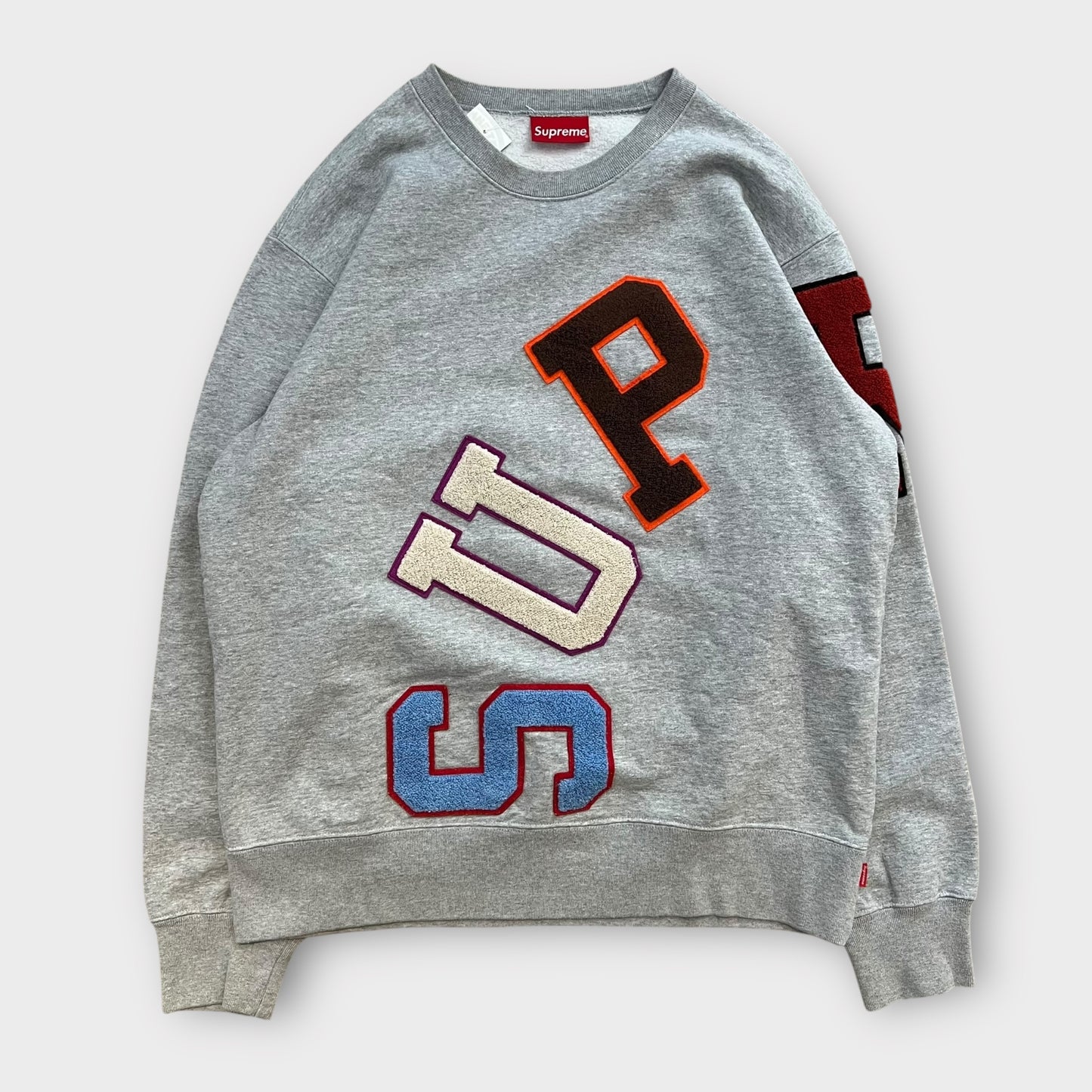 Sweat Supreme Big Arc Logo Gris - L