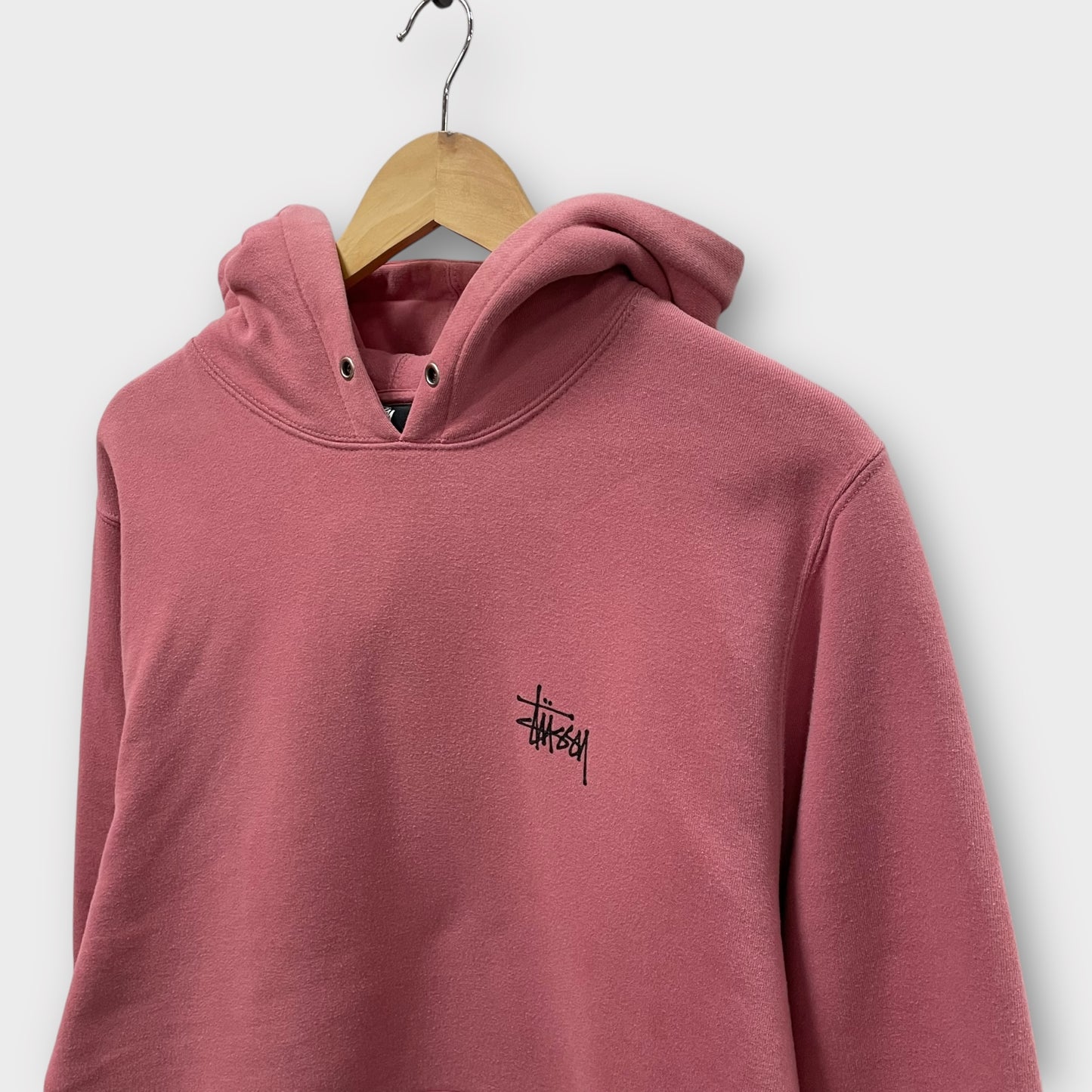 Hoodie Stussy rose classic logo - L