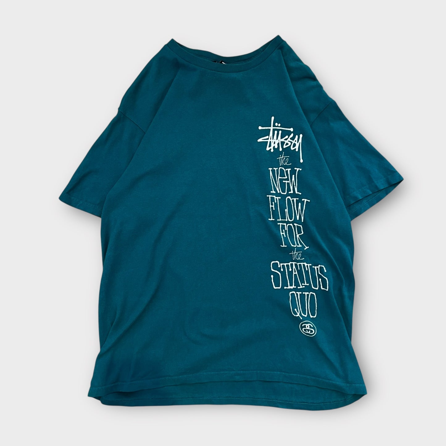 T-Shirt Stussy Bleu Turquoise - M