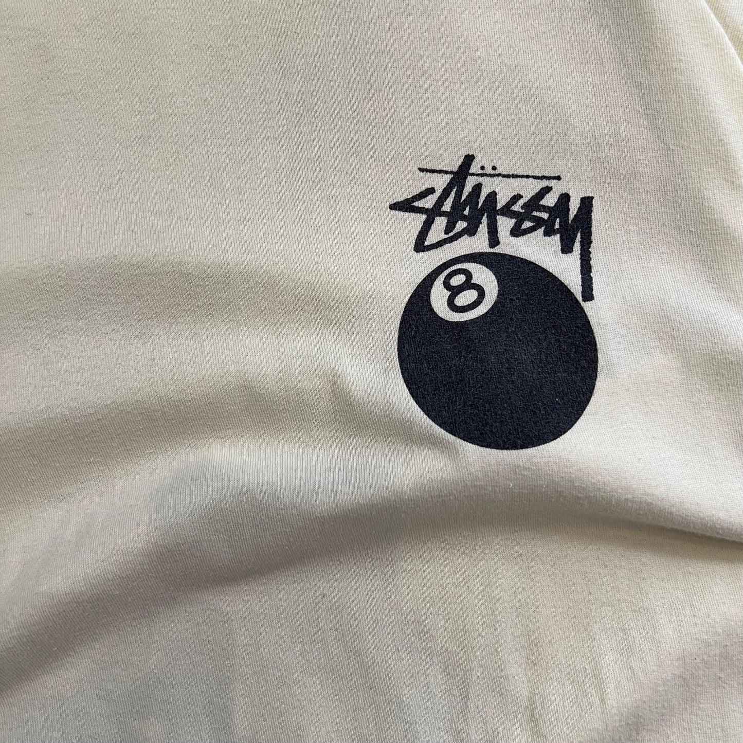 T-Shirt Stussy "8 Ball" Jaune - L