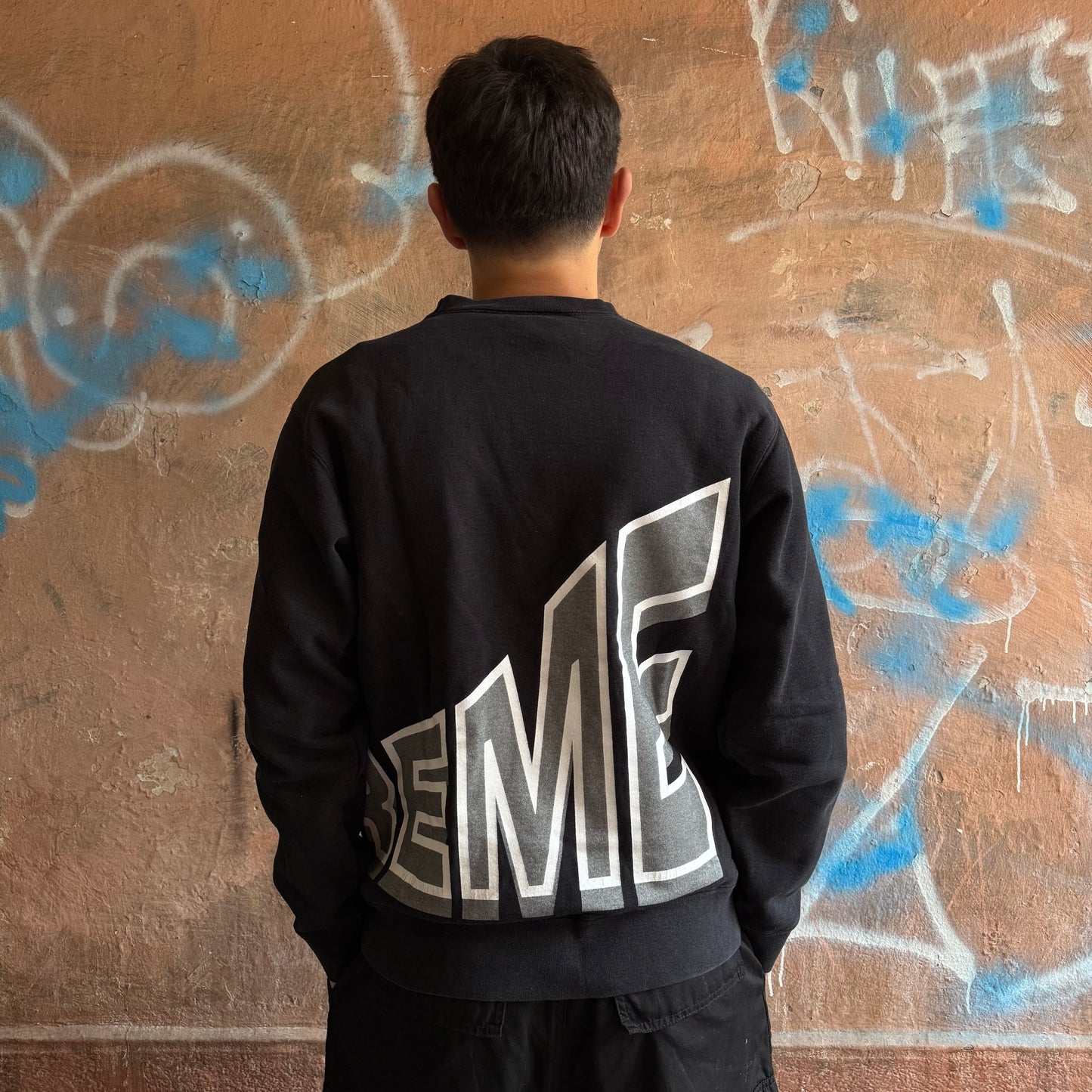 Sweat Supreme noir "side arc" - M