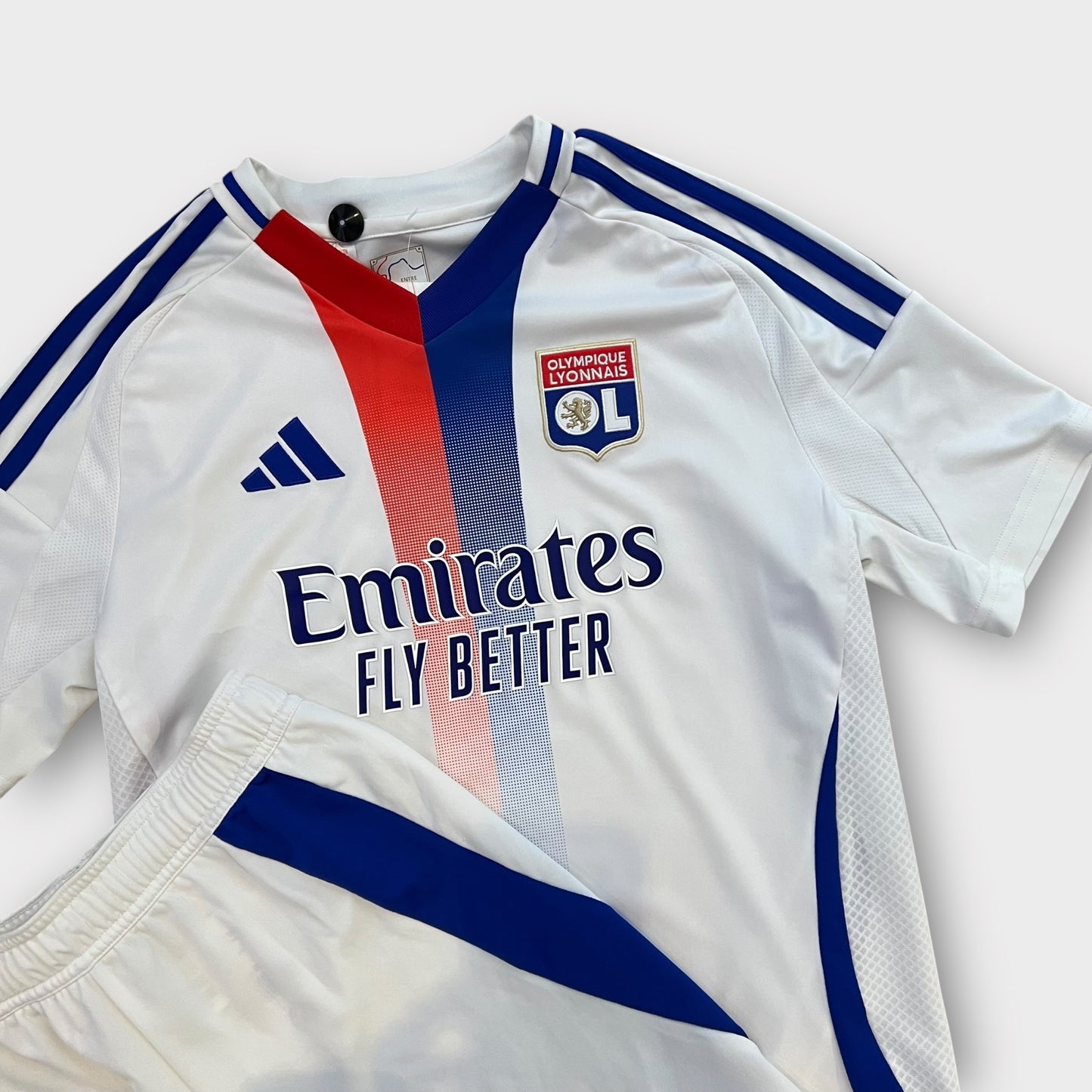 Maillot OL 2023/24 Blanc Et Short - XS/S