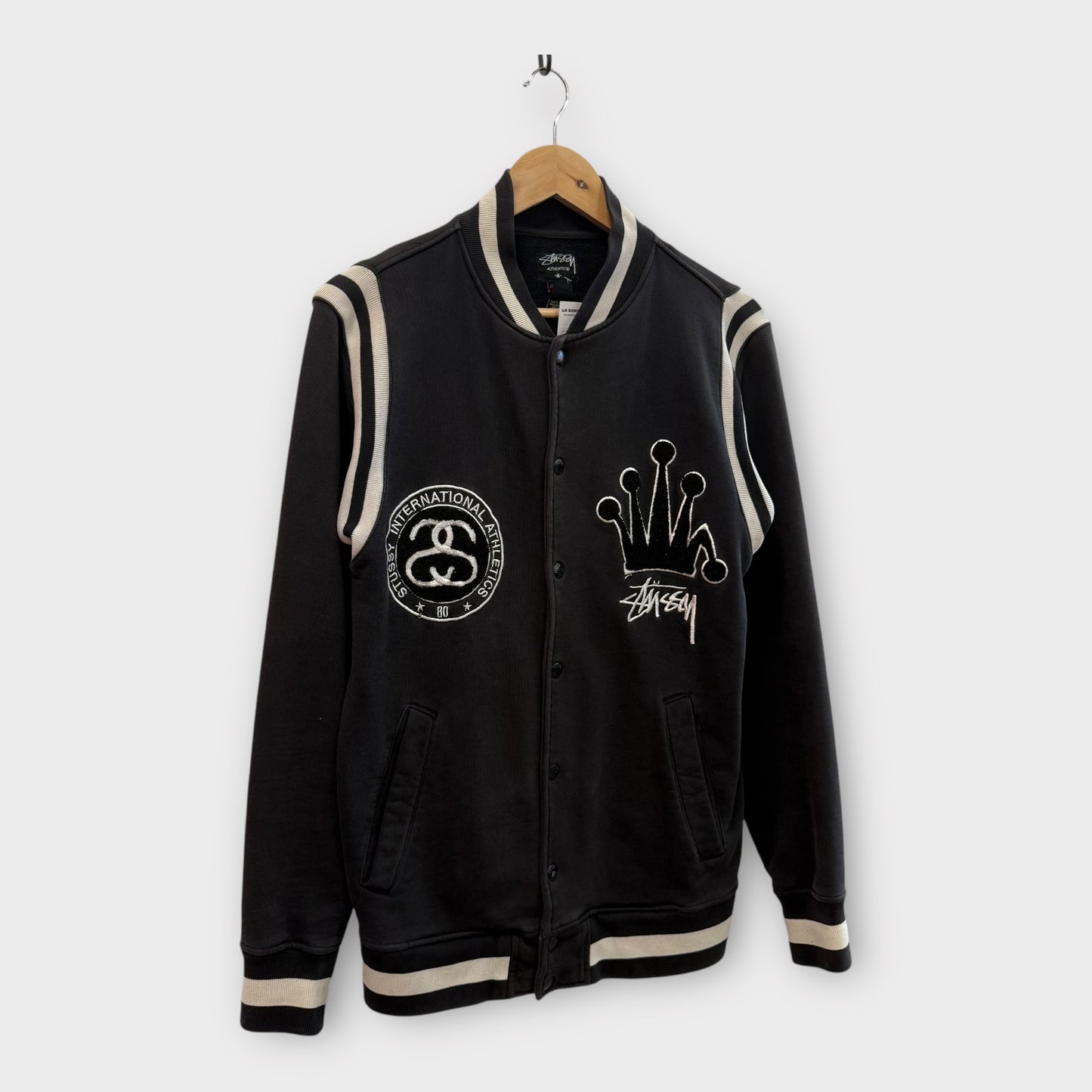 Varsity Jacket Stussy noir 00's - M