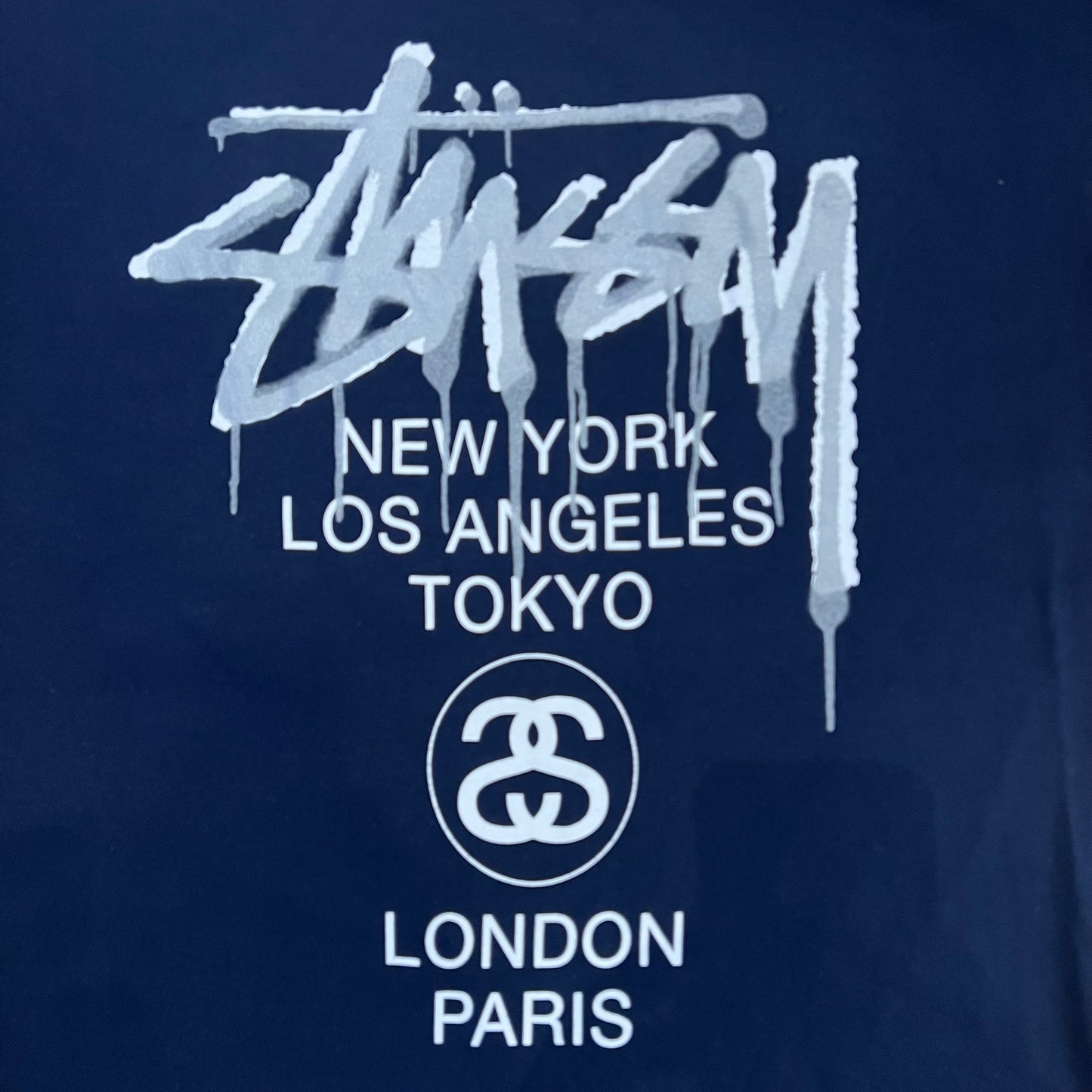 T-shirt Stussy navy New York - M