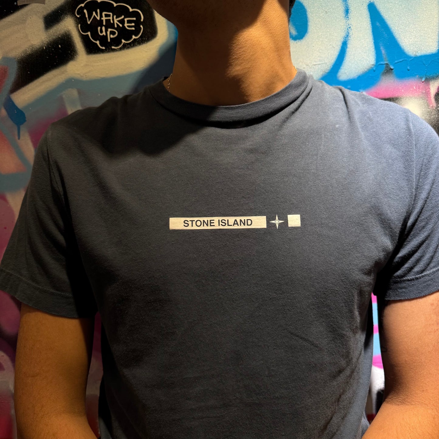 t-shirt stone island gris - s