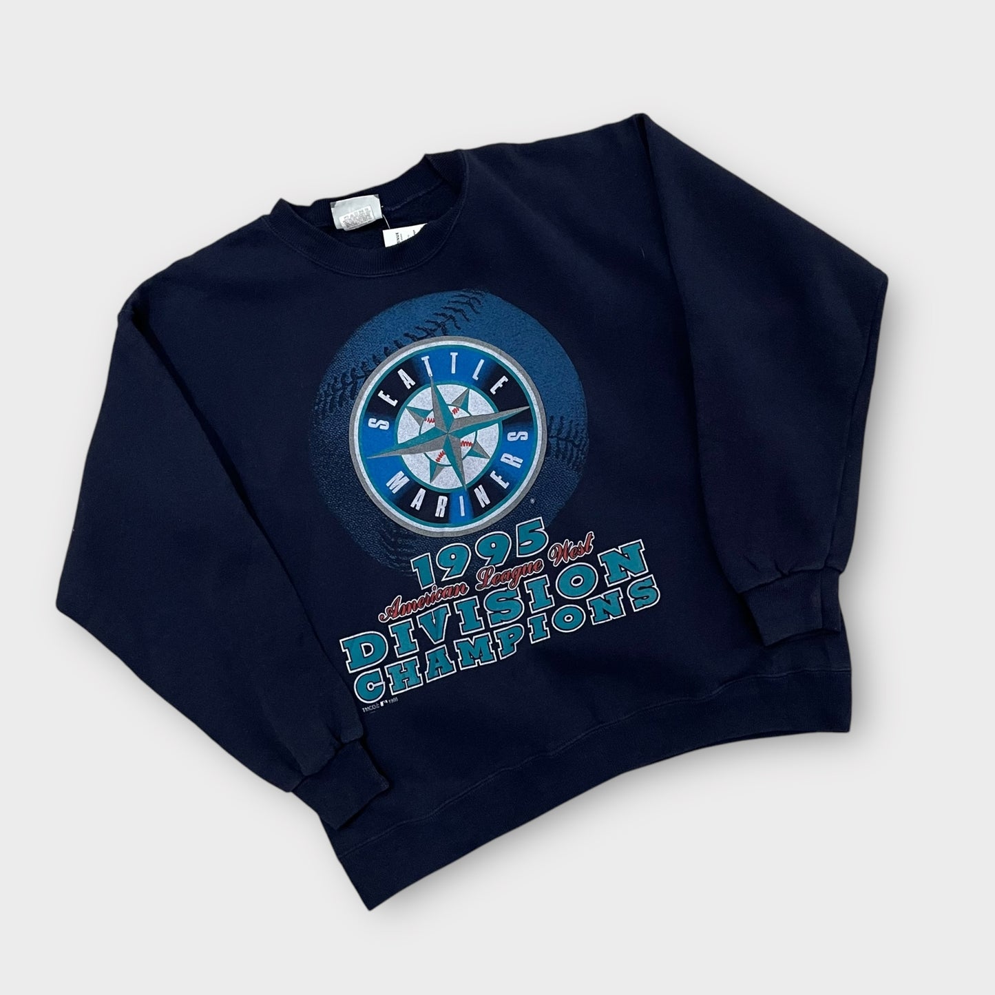 Rare sweat Lee vintage Seattle Mariners de 1995 Made in USA - L