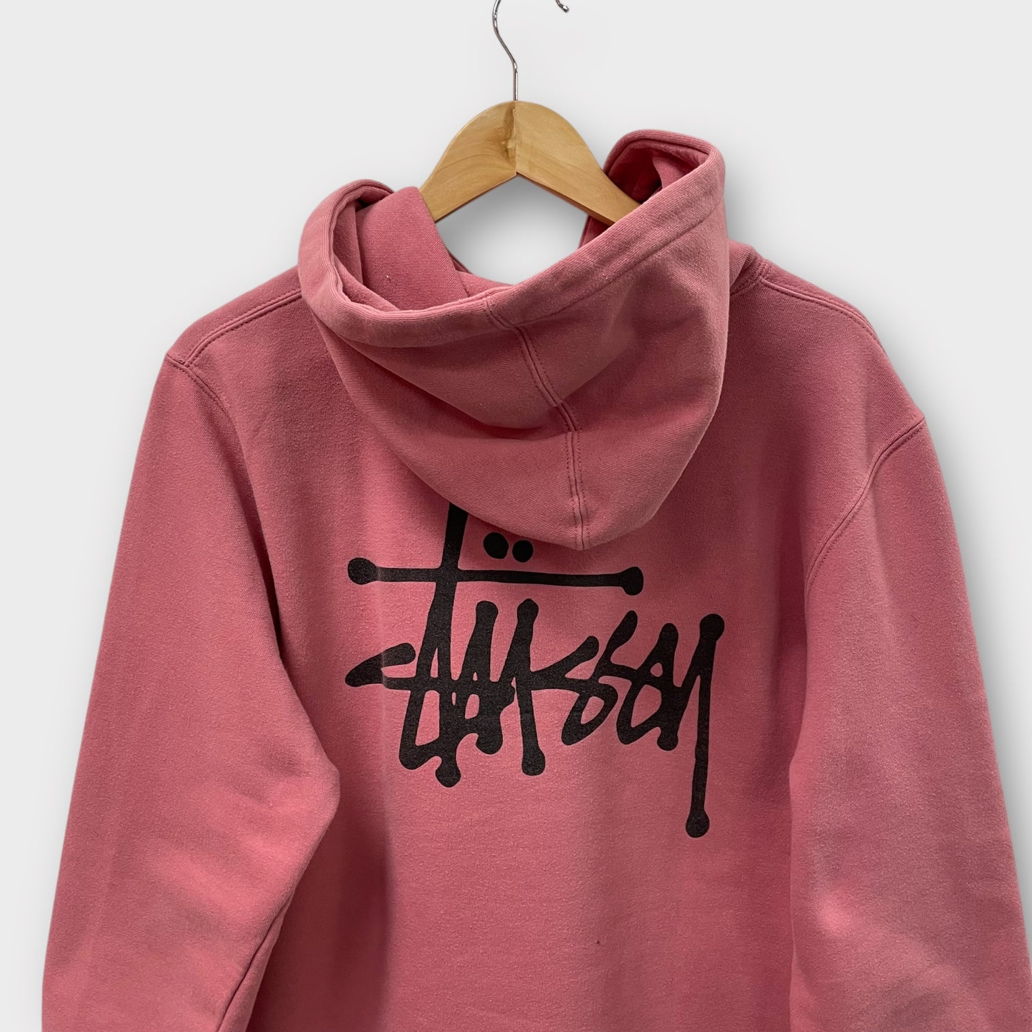 Hoodie Stussy rose classic logo - L