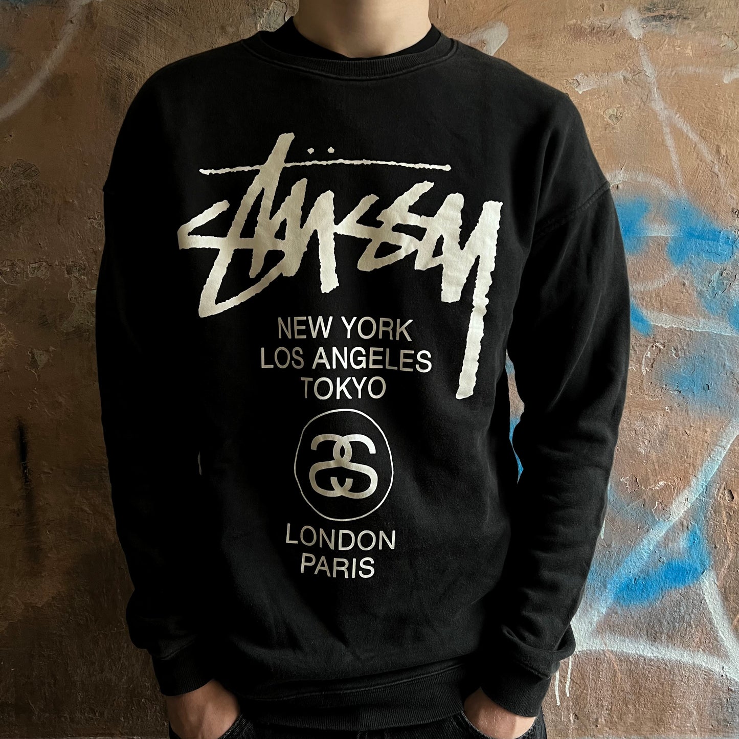 sweat stussy Noir - M