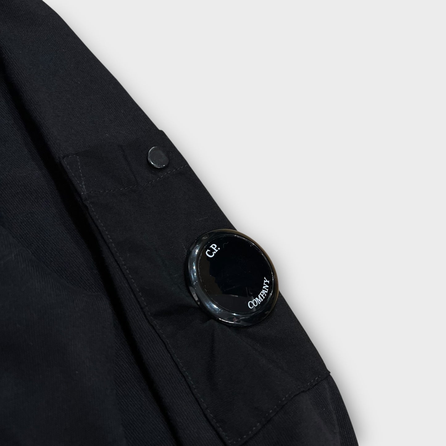 Sweat CP Company noir poche kangourou - XS